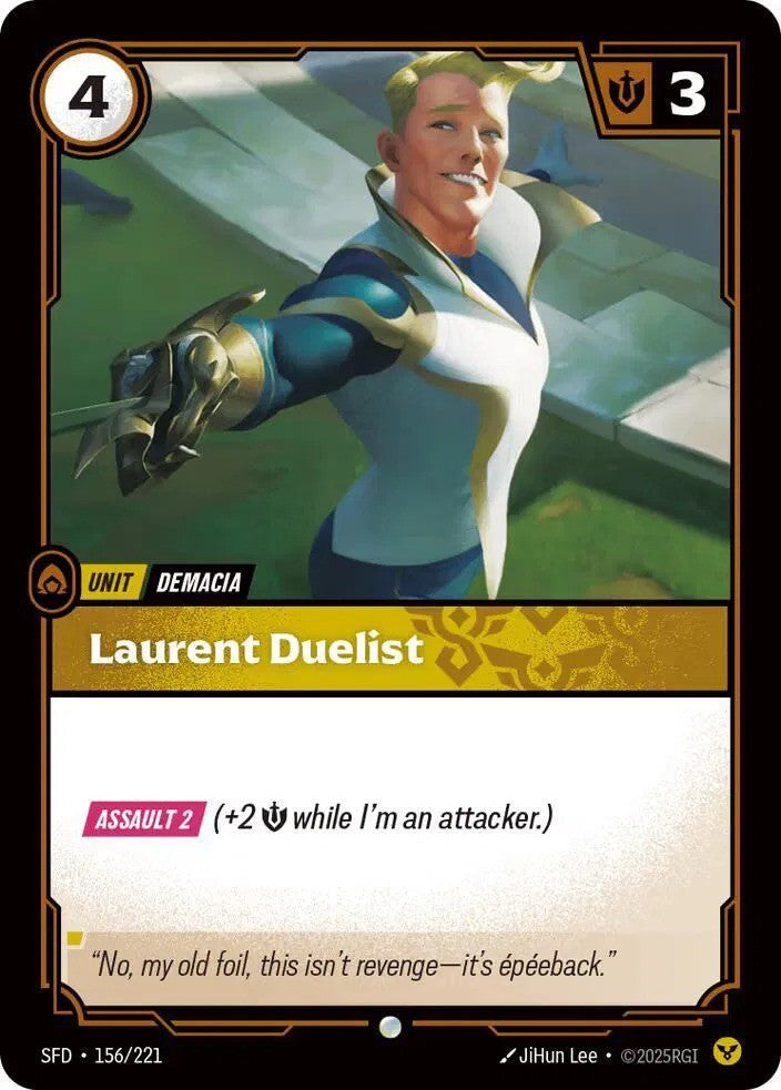 Laurent Duelist (156/221) - [Spiritforged]