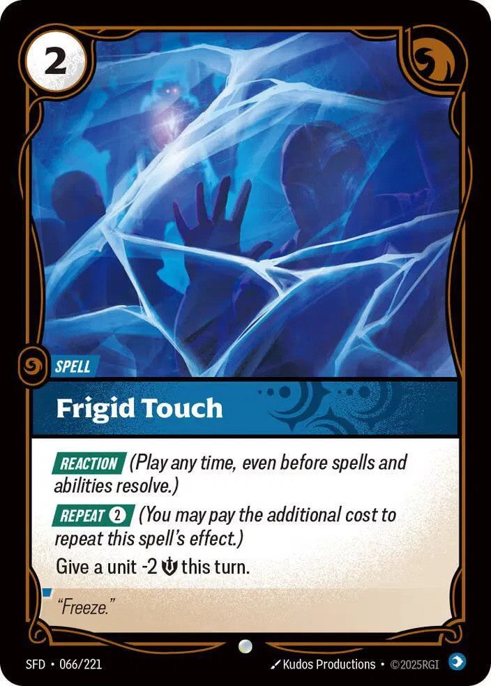 Frigid Touch Foil (066/221) - [Spiritforged]