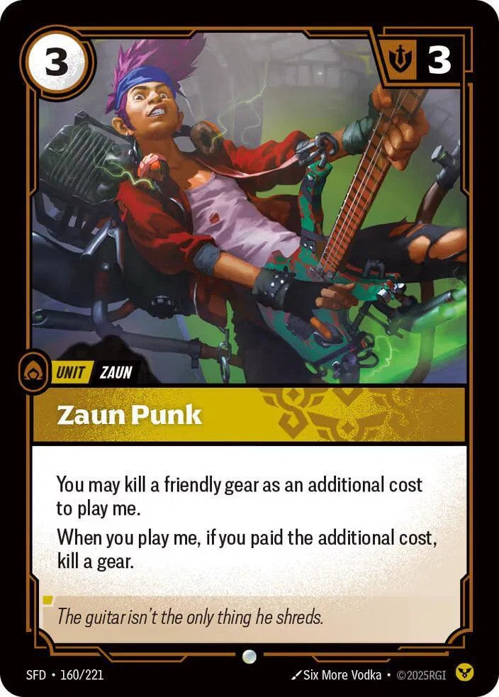 Zaun Punk Foil (160/221) - [Spiritforged]