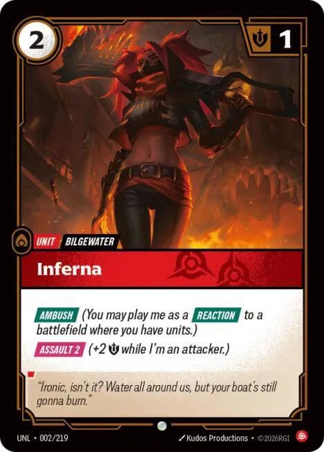 Inferna Foil (002/219) - [Unleashed]