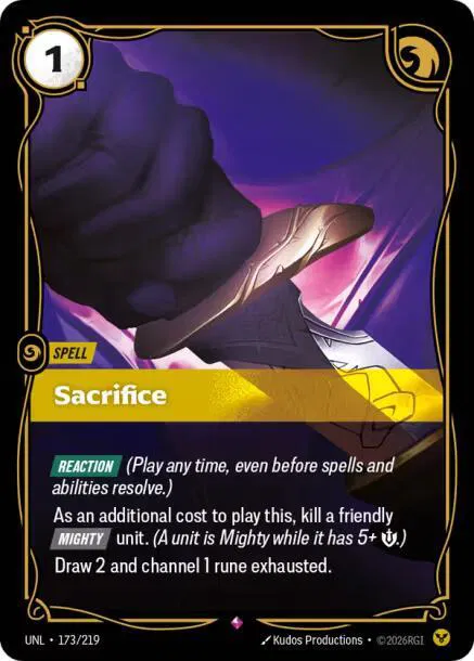 Sacrifice (173/219) - [Unleashed]