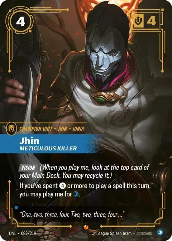 Jhin - Meticulous Killer (089/219) - [Unleashed]