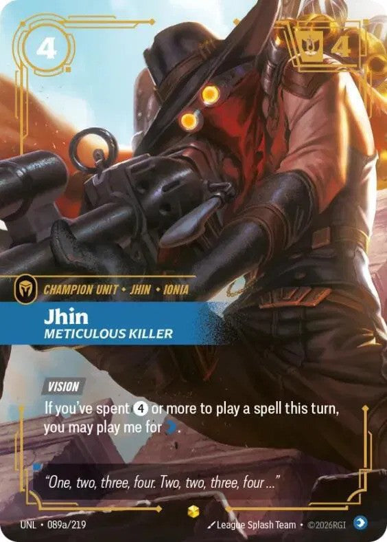 Jhin - Meticulous Killer (089a/219) - [Unleashed]
