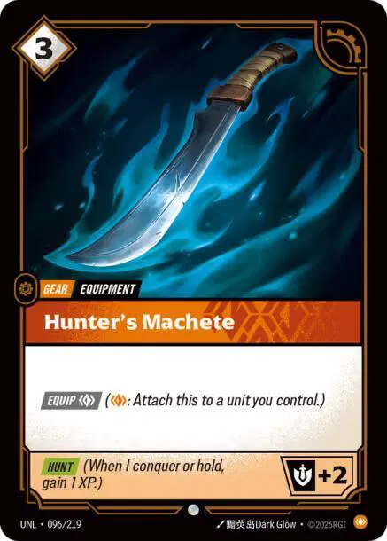 Hunter's Machete Foil (096/219) - [Unleashed]