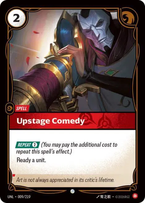 Upstage Comedy Foil (009/219) - [Unleashed]