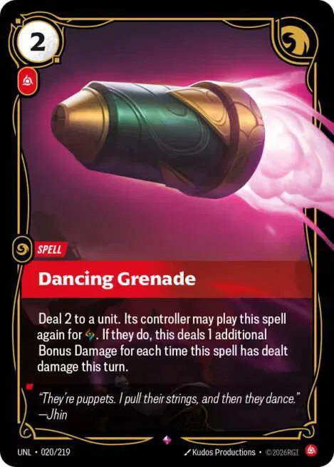 Dancing Grenade (020/219) - [Unleashed]