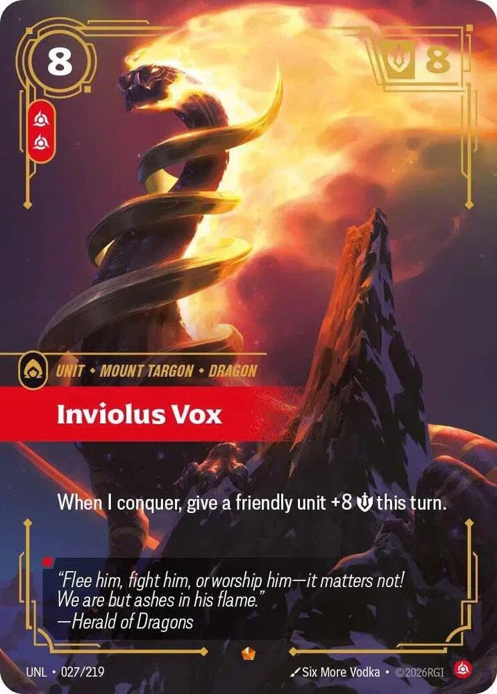 Inviolus Vox (027/219) - [Unleashed]