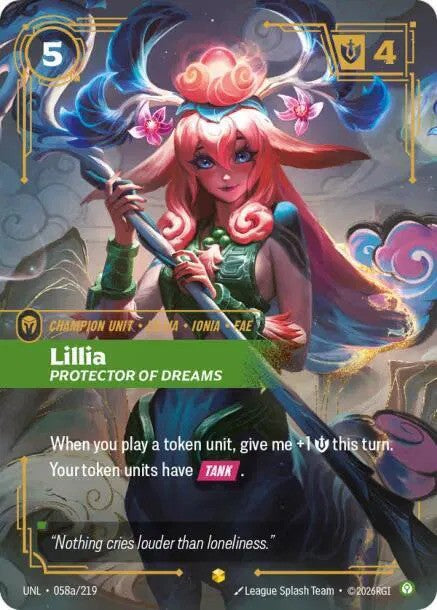 Lillia - Protector of Dreams (058a/219) - [Unleashed]