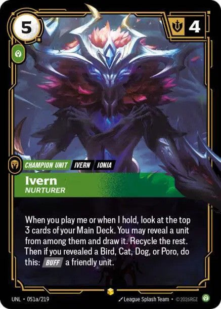 Ivern - Nurturer (051a/219) - [Unleashed]