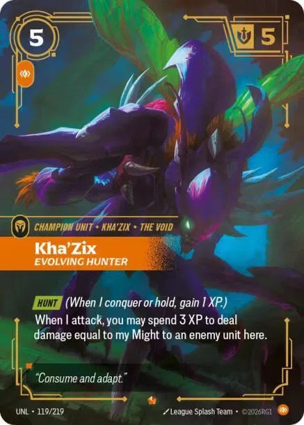 Kha'Zix - Evolving Hunter (119/219) - [Unleashed]