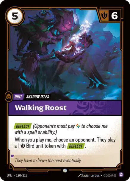 Walking Roost Foil (130/219) - [Unleashed]