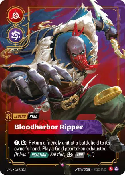 Pyke - Bloodharbor Ripper (185/219) - [Unleashed]