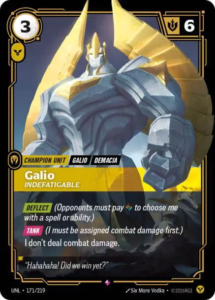 Galio - Indefatigable (171/219) - [Unleashed]