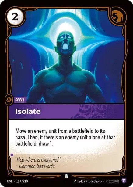 Isolate Foil (124/219) - [Unleashed]