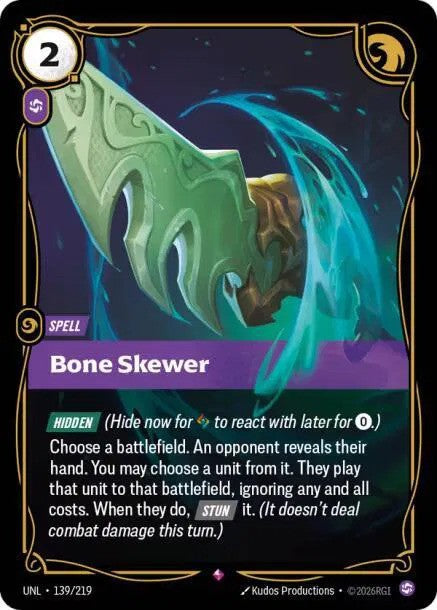 Bone Skewer (139/219) - [Unleashed]