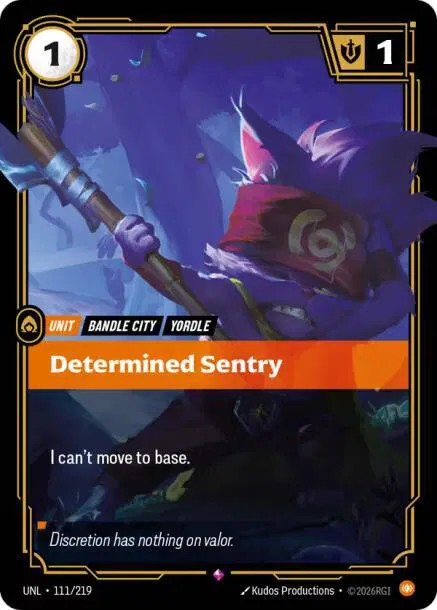 Determined Sentry (111/219) - [Unleashed]