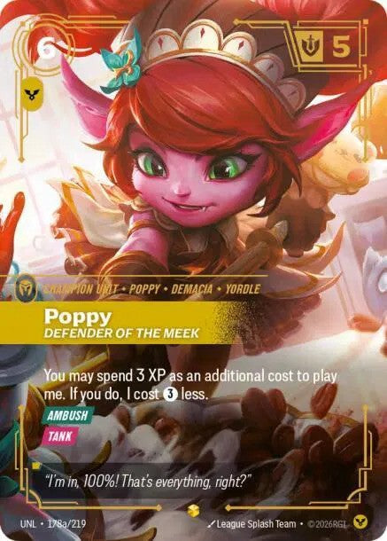 Poppy - Defender of the Meek (178a/219) - [Unleashed]