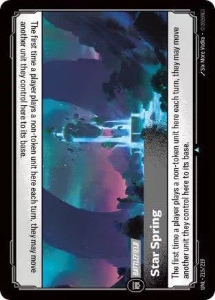 Star Spring Foil (215/219) - [Unleashed]