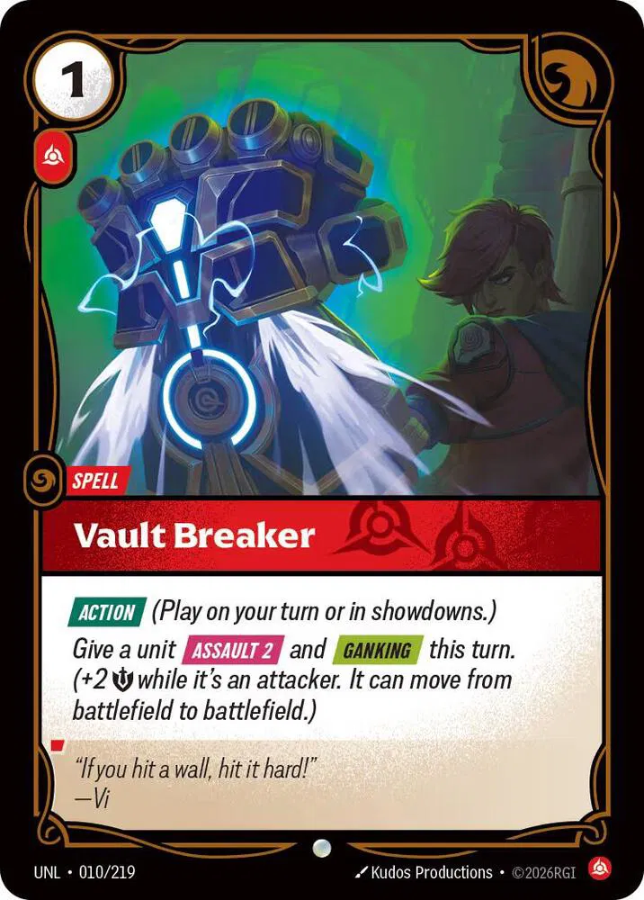 Vault Breaker Foil (010/219) - [Unleashed]