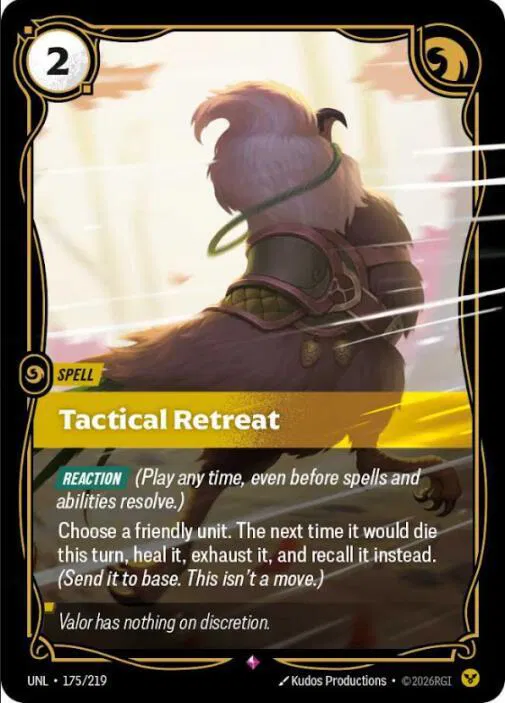 Tactical Retreat (175/219) - [Unleashed]