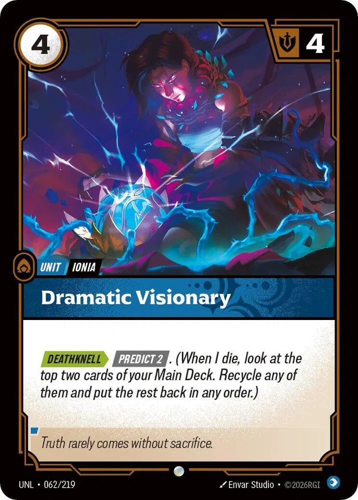 Dramatic Visionary Foil (062/219) - [Unleashed]