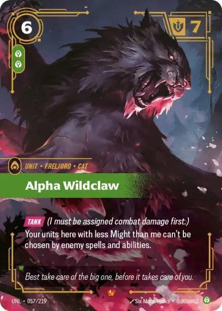 Alpha Wildclaw (057/219) - [Unleashed]