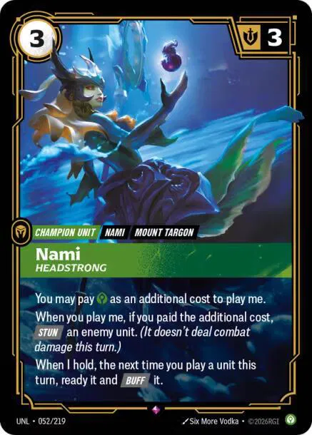 Nami - Headstrong (052/219) - [Unleashed]