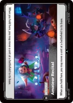 Amateur Recital Foil (207/219) - [Unleashed]