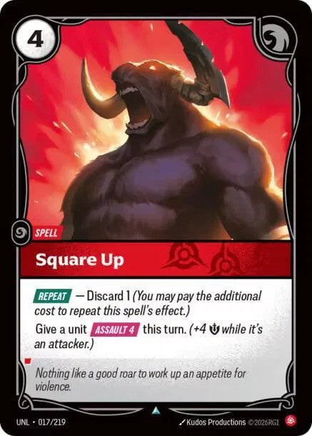 Square Up Foil (017/219) - [Unleashed]