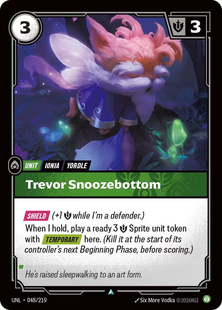 Trevor Snoozebottom Foil (048/219) - [Unleashed]