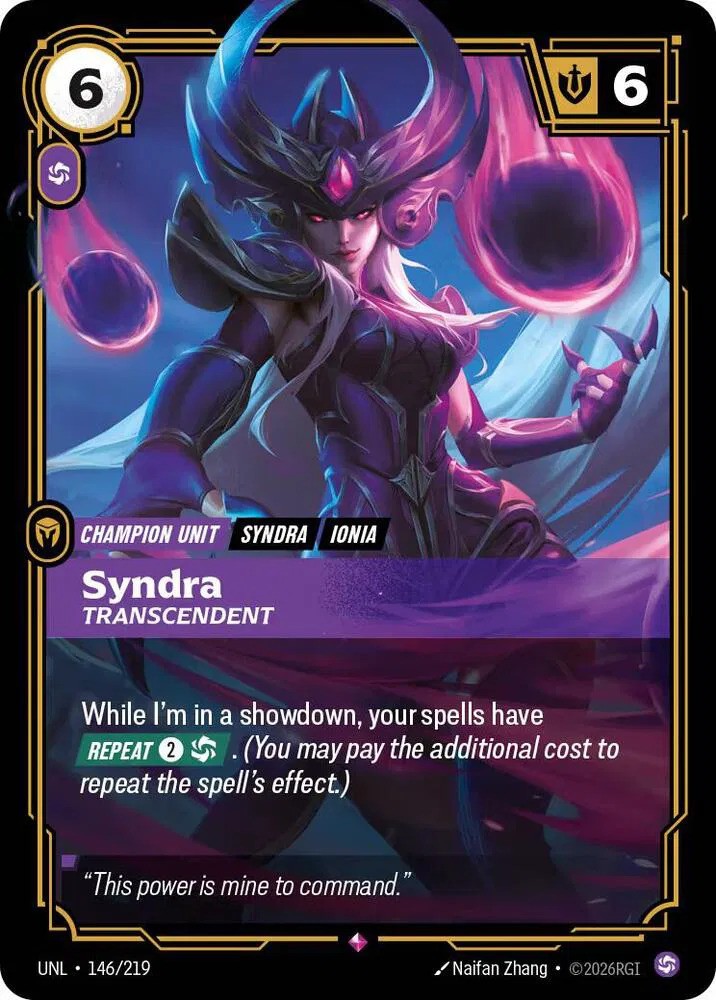 Syndra - Transcendent (146/219) - [Unleashed]
